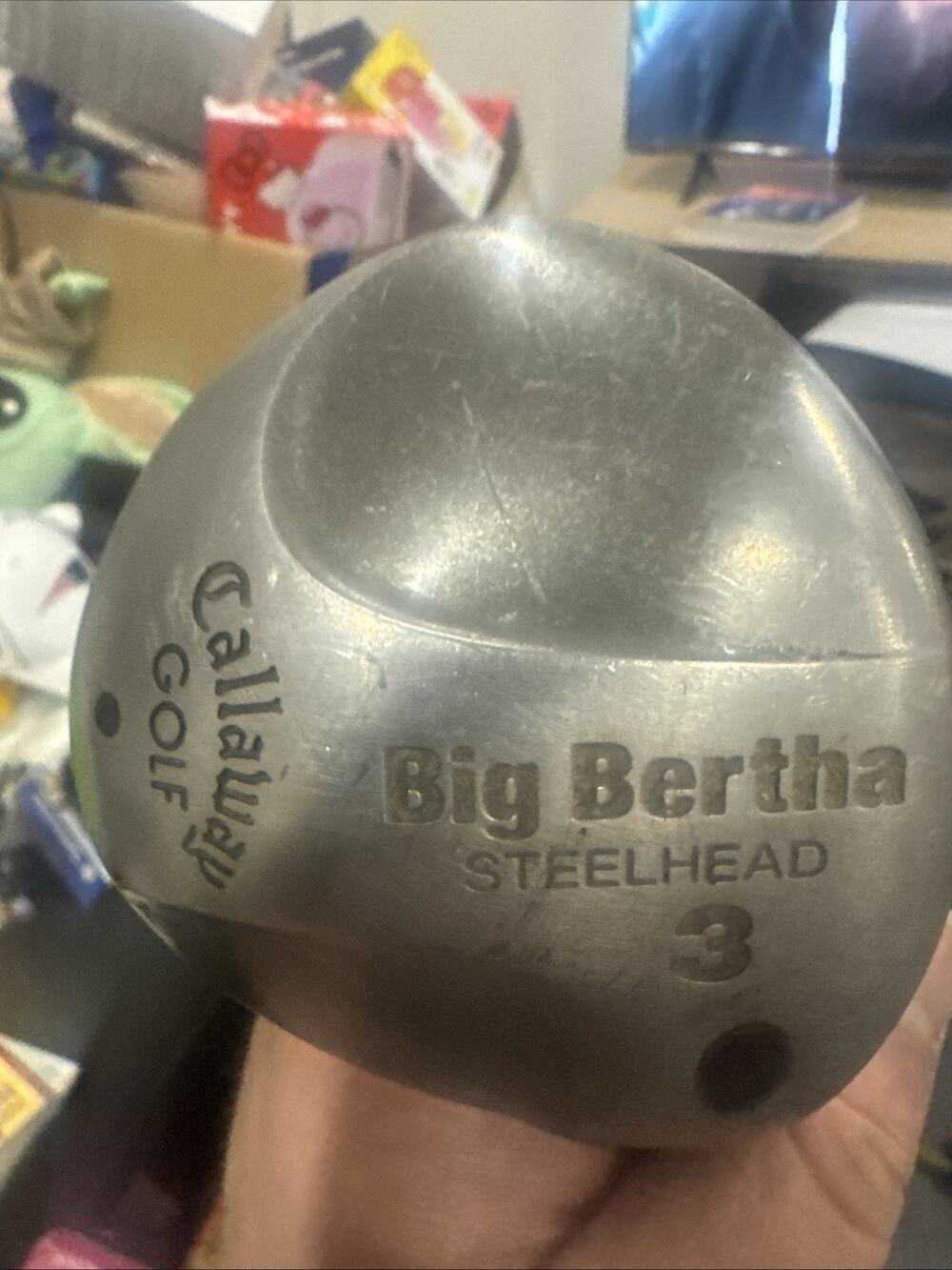 98 Callaway Big Bertha STEELHEAD 3-wood RH Graphite Regular Flex 43”
